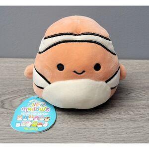 KellyToy Squishmallows Flip A Mallows Ricky‎ The Clown Fish Gordon The Shark